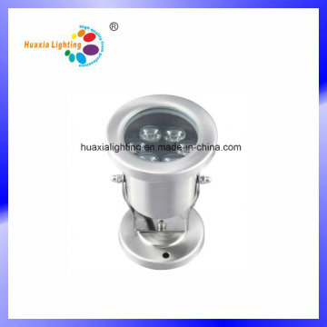 6W Edelstahl LED Unterwasserlicht